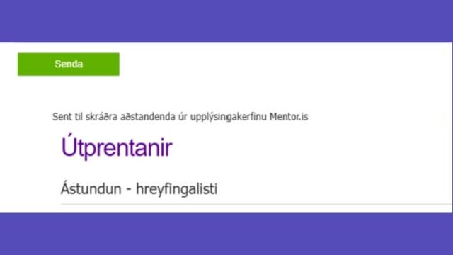Moli vikunnar fjallar um hvernig senda má yfirlit yfir ástundun nemenda til aðstandenda með tölvupósti. Það er gert í nokkrum skrefum eins og sjá má í þessu myndbandi. 👇
